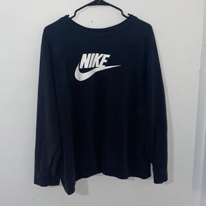 Nike Black and White Logo Sweatshirt